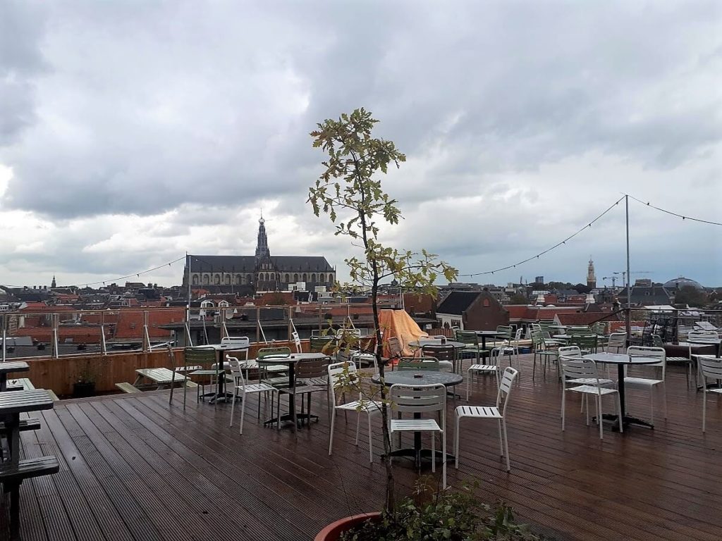 View on Haarlem from DeDakkas restaurant