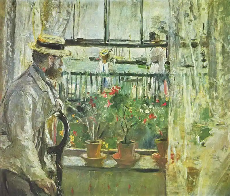Painting by Berthe Marie Pauline Morisot