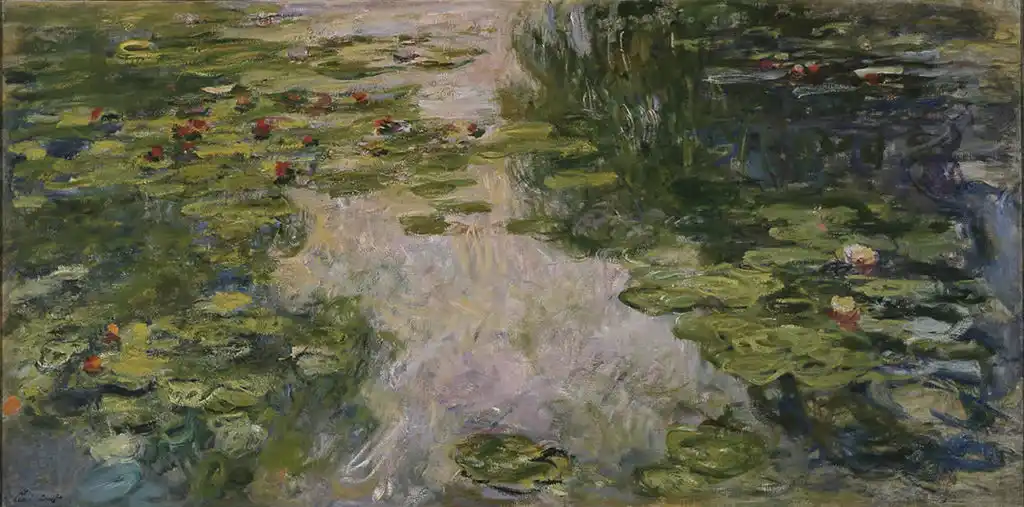Waterlilies painting by Monet