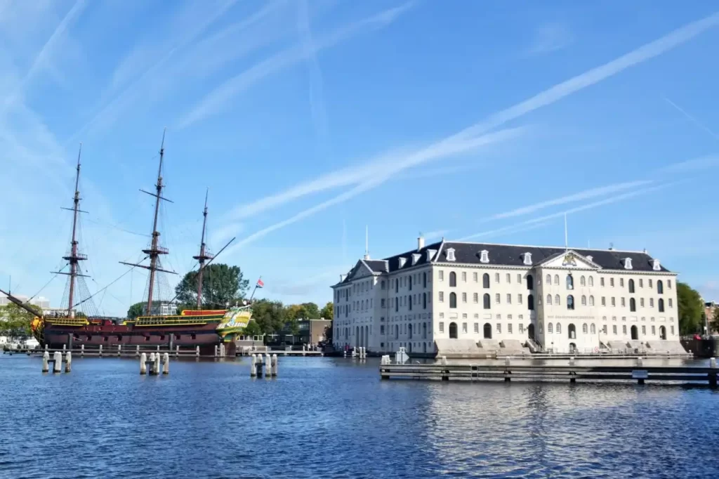 Maritime museum in Amsterdam
