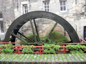 Mill's wheel in Bisschopmolen (Bischop’s Mill) in Maastricht