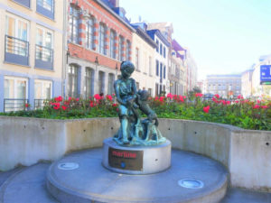Martine statue in Tournai