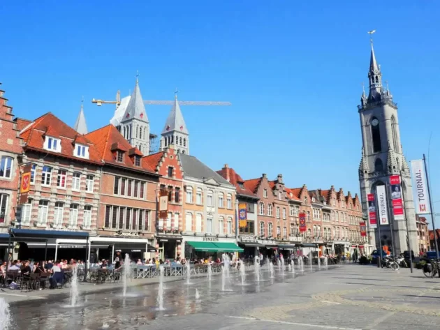 Square in Tournai, Belgium