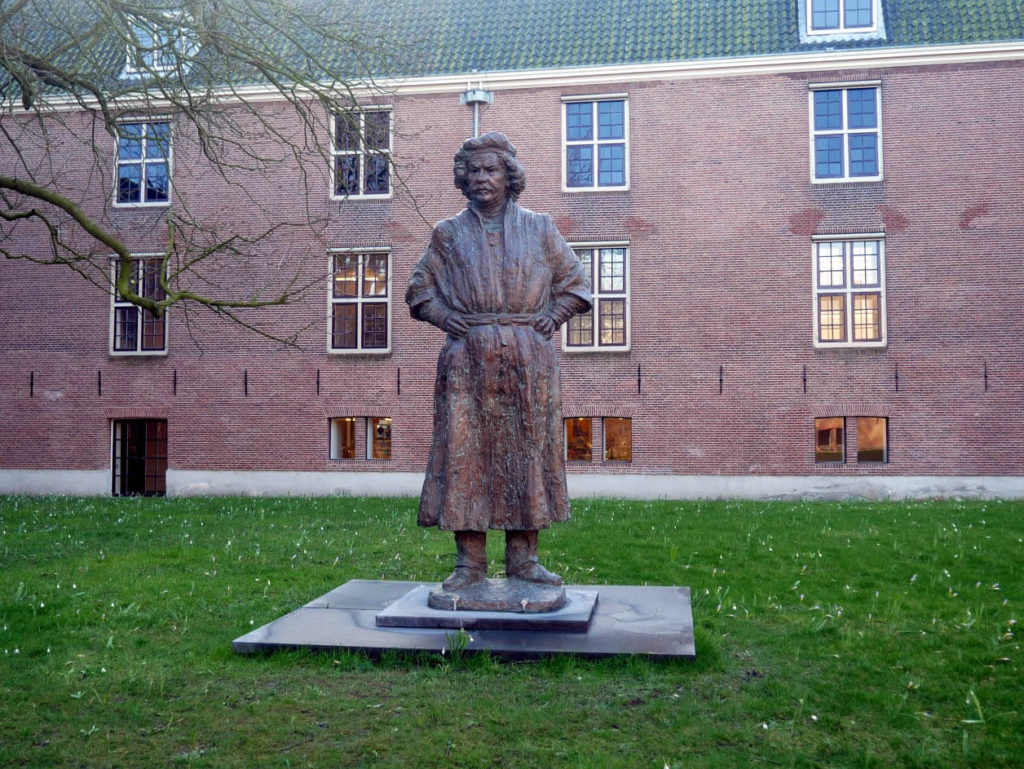 H'Art Museum in Amsterdam Rembrandt statue