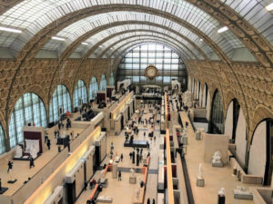 Central gallery at the Orsay Museum in Paris