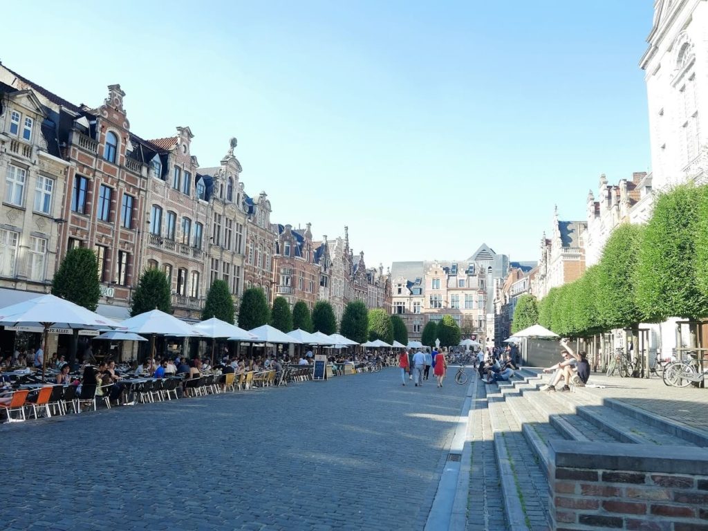 Oude Markt in Leuven