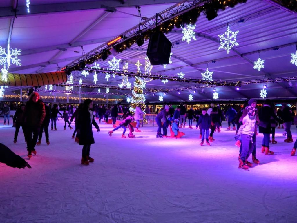 Ice skating rink in the Netherlands