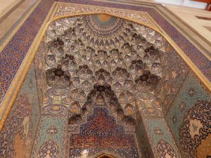 Beautiful interior within Sultan Qaboos Grand Mosque, Muscat