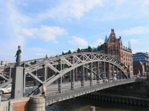 Canals and bridges in Hamburg
