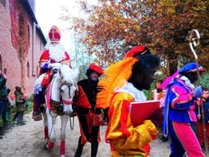 Sinterklaas on a horse