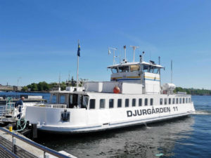 Ferry to Djurgarden in Stockholm