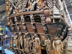 Vasa Museum ship from the back side