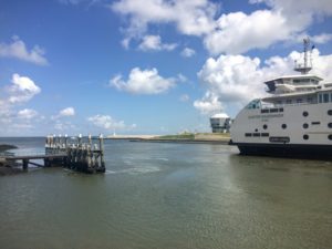 Ferry to Texel Island in the Netherlands