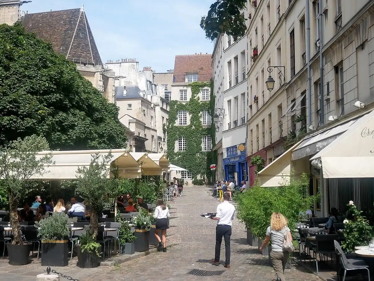 Marais neighbourhood in Paris