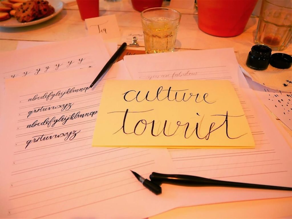 Creative workshop in Amsterdam: Modern calligraphy