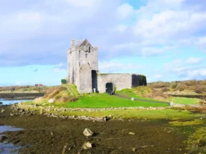 Castle in Burren region in Ireland