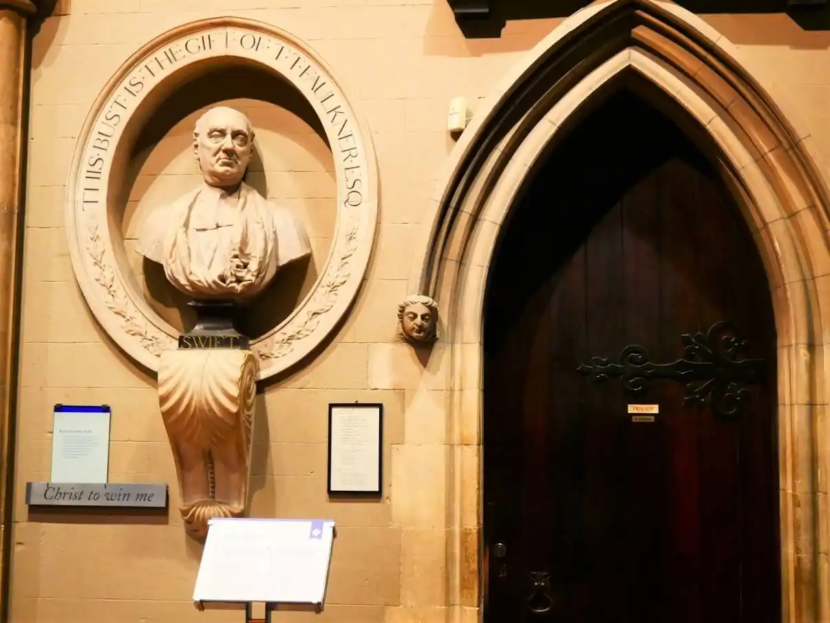 Jonathan Swift epitaph in St. Patrick's Cathedral in Dublin