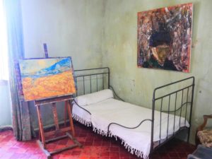 Reconstruction of van Goghs room in the asylum in Saint Remy de Provence