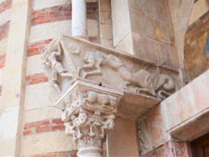 Romanesque decoration on Verona Cathedral