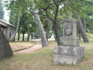 Roman statue at Brijuni Islands