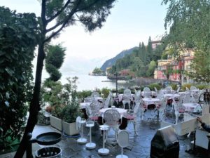 Cafe at the lakeshore in Varenna