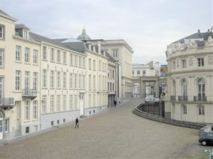View from the Royal library of Belgium in Brussels