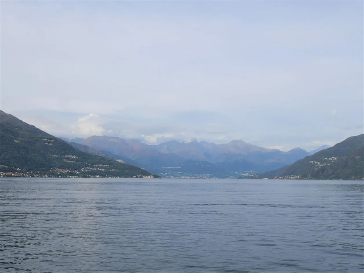 View at the lake Como