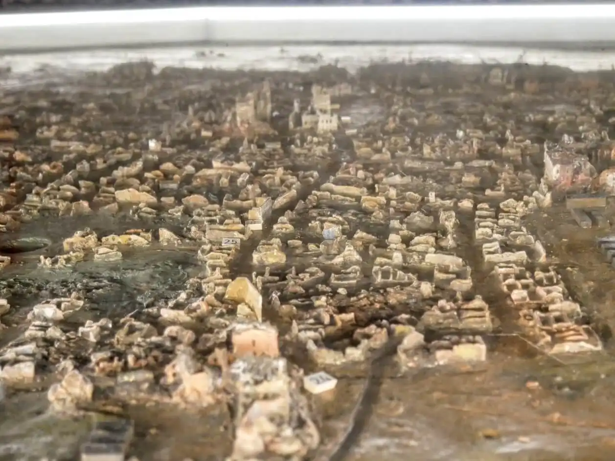 Model of Ypres after the First World War