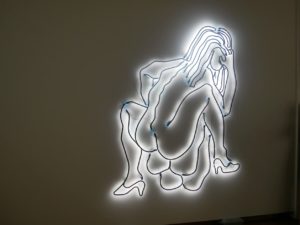Carlos Amorales light instalation at Stedelijk Museum in Amsterdam