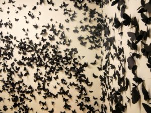 Carlos Amorales Black Cloud piece at Stedelijk Museum in Amsterdam
