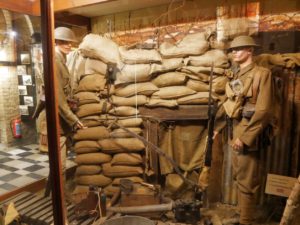 First World War instalations at the Hooge Crater Museum