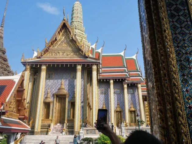Buddhist temple in Bangkok Thailand