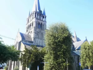 Saint Jacques church in Tournai Belgium