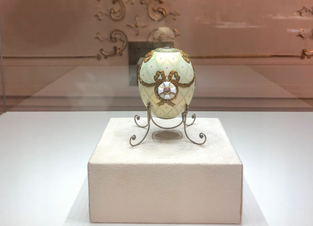 faberge egg in faberge museum