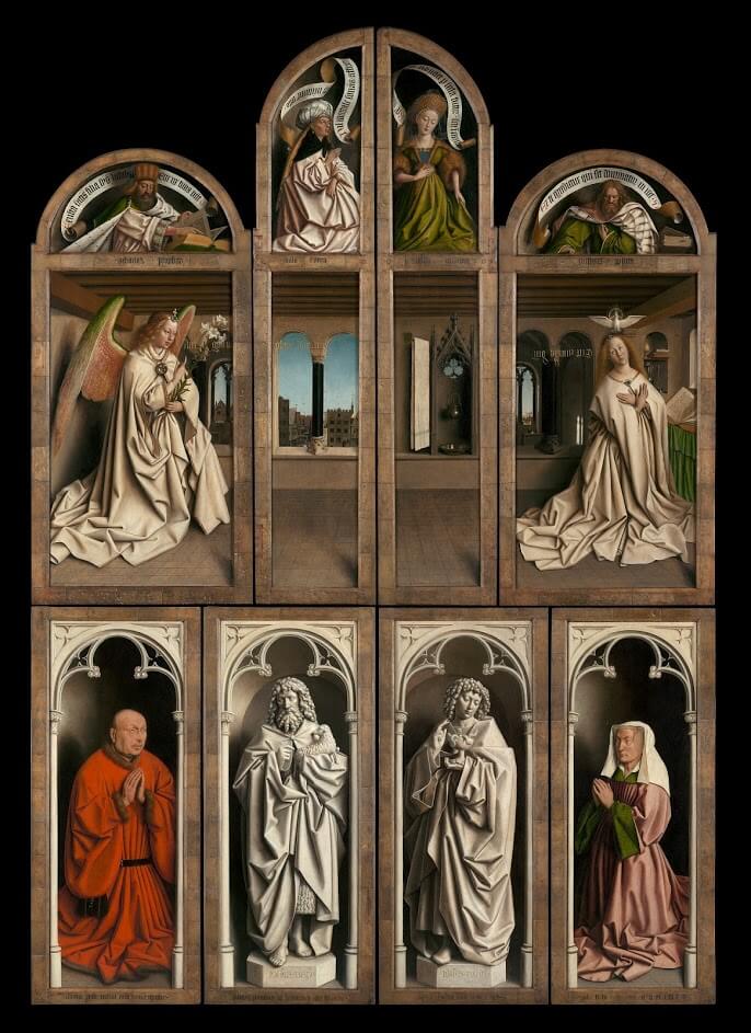 Exterior panels of the Ghent Altarpiece