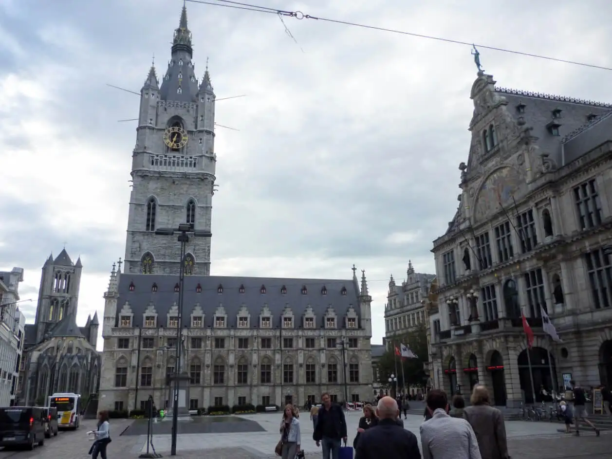 Cloth hall and Belfry in Ghent