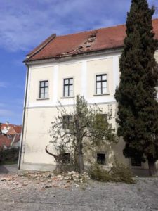 Croatian History Museum damage earthquake zagreb