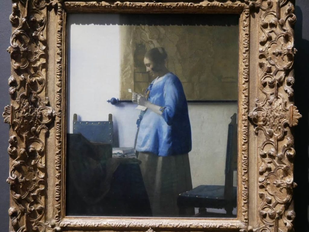 Vermeer Woman reading a letter