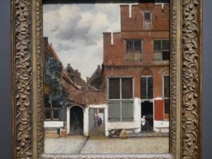 Vermeer's painting View on Houses in Delft