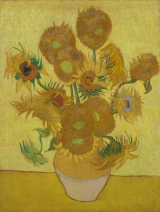Sunflowers from the van Gogh Museum in Amsterdam