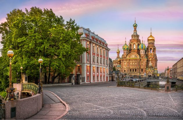 Cathedral of the Savior on Spilled Blood in Moscow