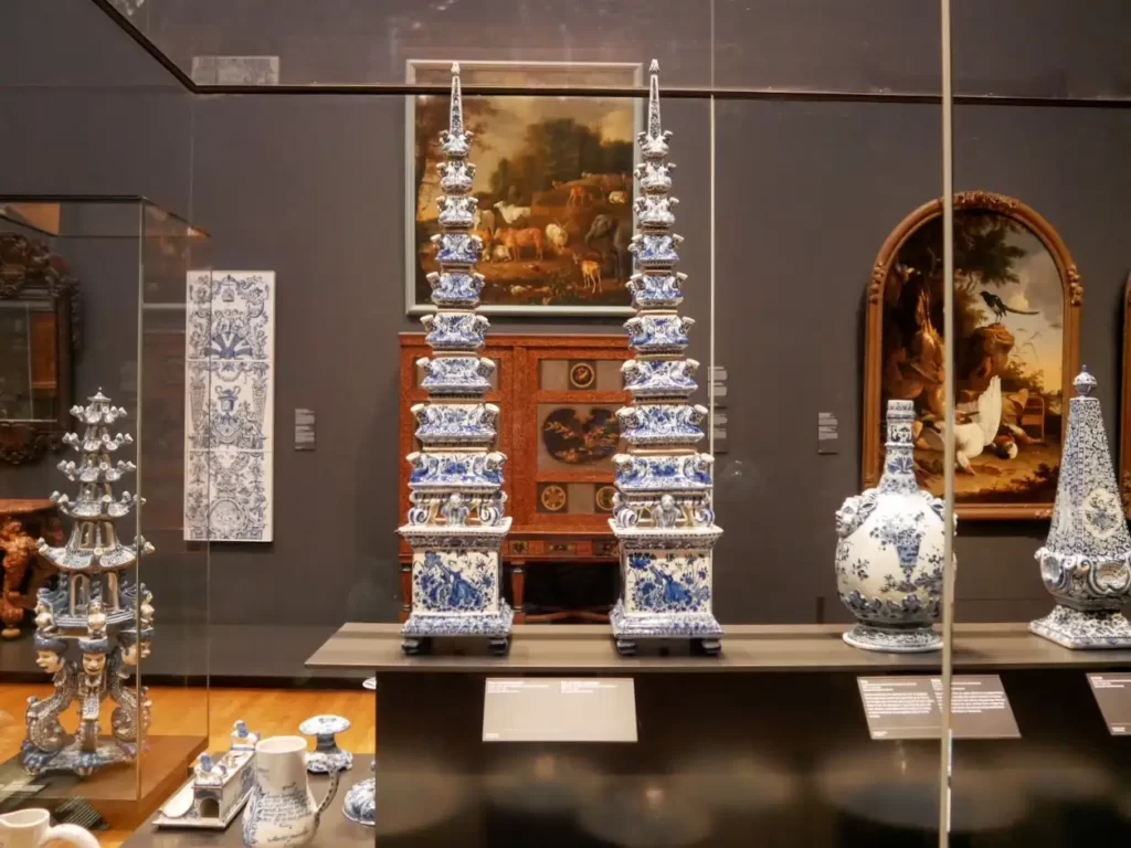 Delft blue collection at the Rijksmuseum