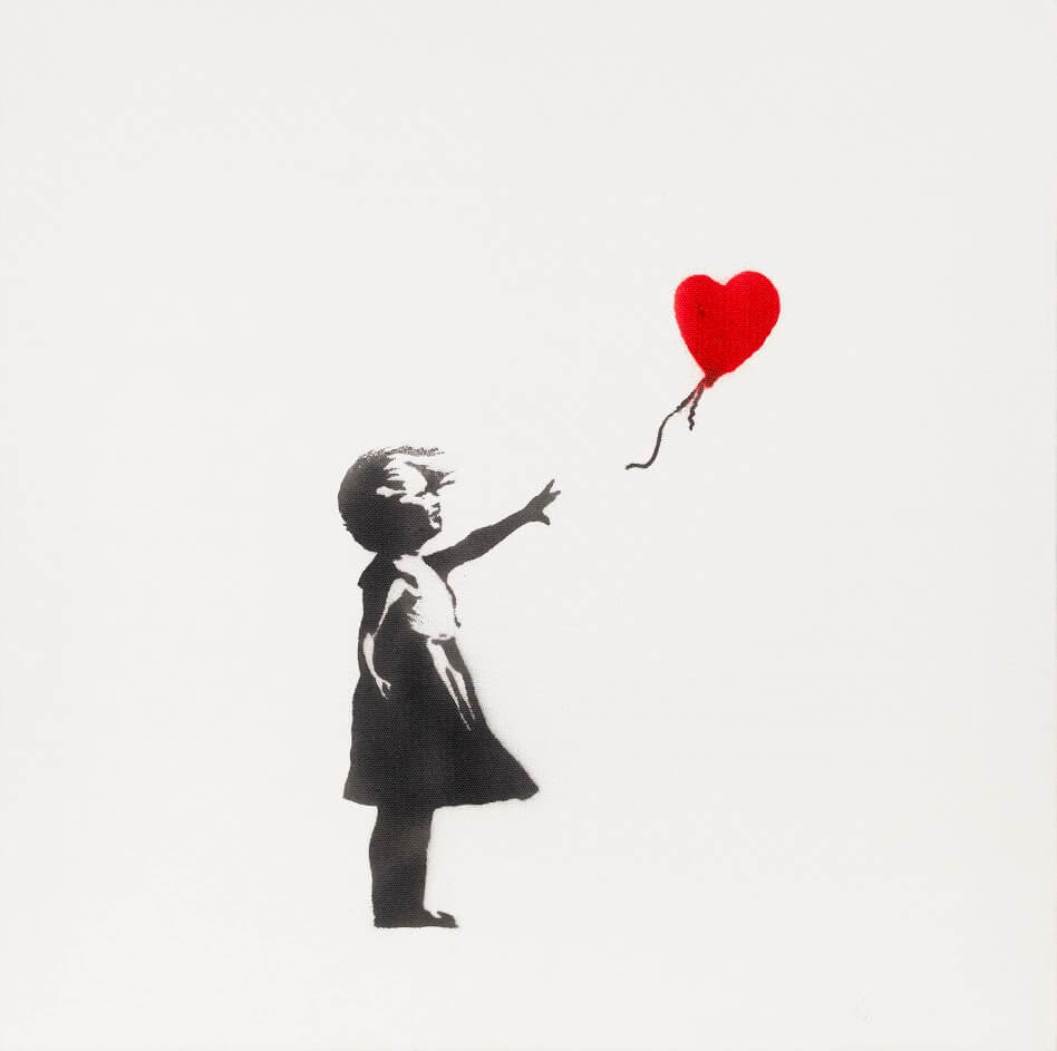 Banksy Girl with Balloon Moco Museum