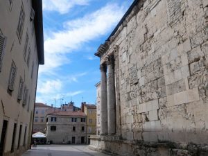 Temple of Augustus and Roman Forum in Istria