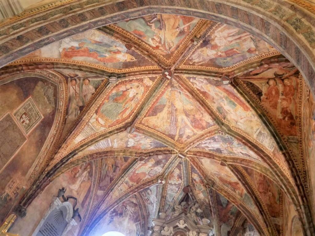 Saint Nicholas Church in Pazin frescoes in apse