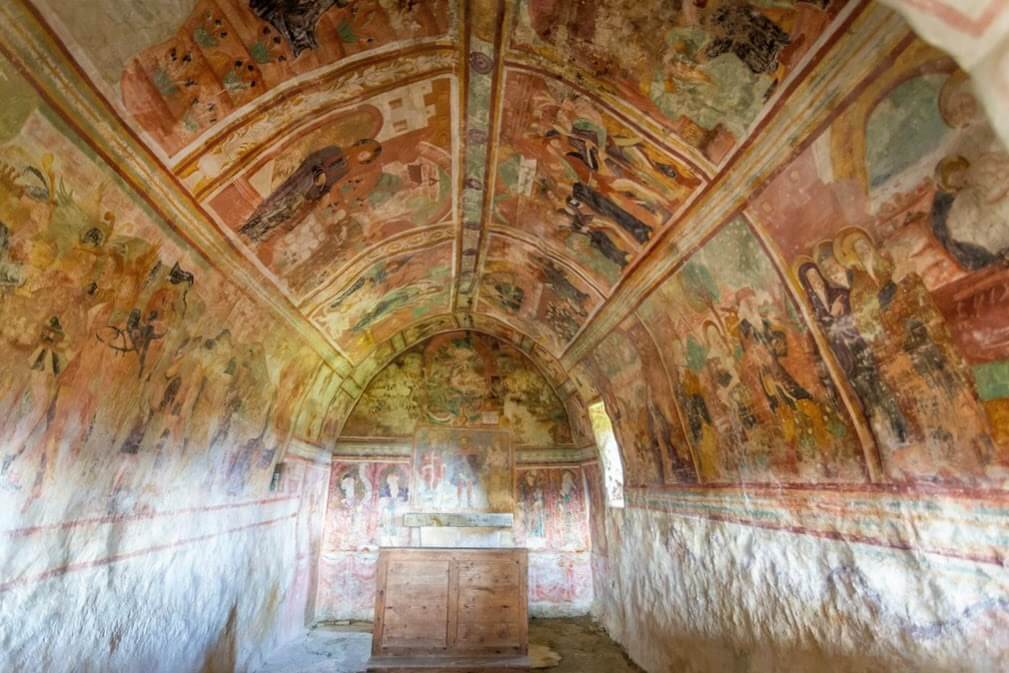 Saint Roch Draguc istrian frescoes