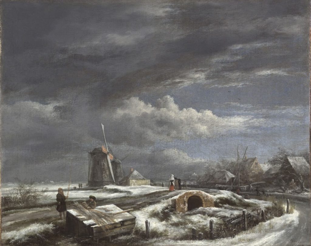 Jacob van Ruisdael Winter Landscape, image source: Wikipedia