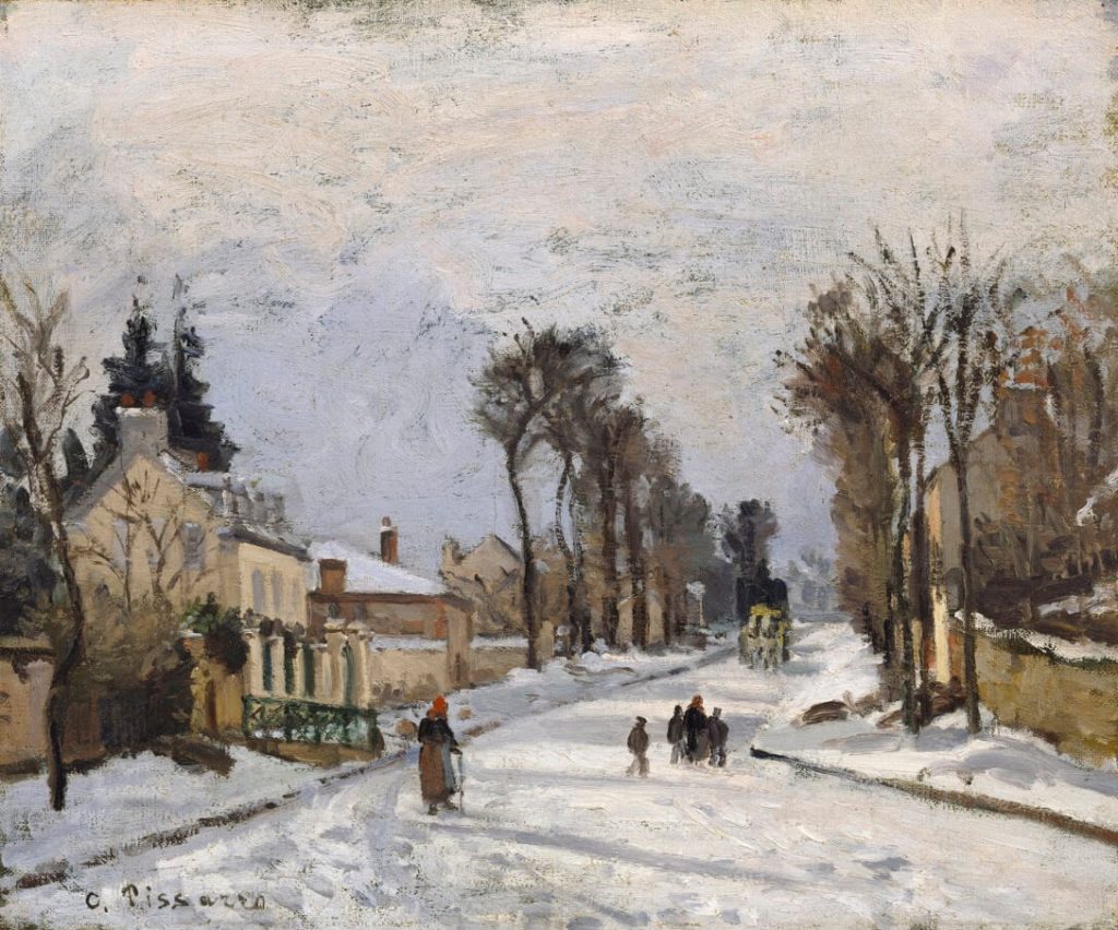 Camille Pissarro Road to Versailles at Louveciennes