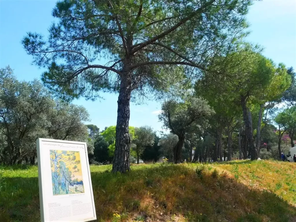 One of the Van Gogh signs in Saint Remy de Provence