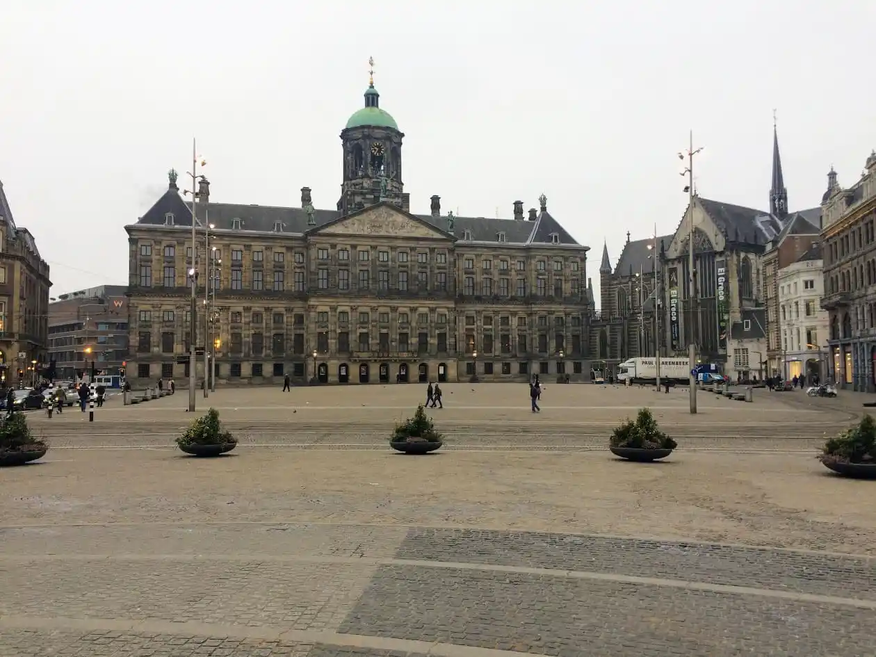 Royal palace in Amsterdam